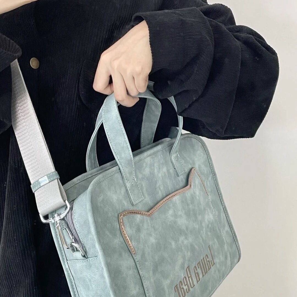 Túi Xách Đeo Vai Đựng Máy Tính notebook huawei 47cm apple asus lenovo Phong Cách Doanh Nhân Cho Nữ