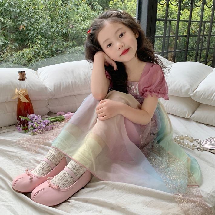 Đầm Công Chúa Mỏng Phong Cách retro Đặc Biệt Kiểu Mới 2023 Cho Bé Gái  ~ Cô Gái hanfu 2023