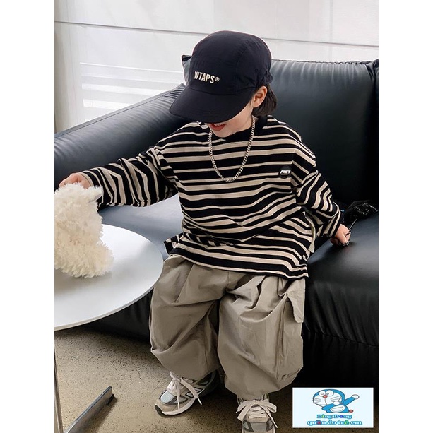 Bộ Đồ Thể Thao Hai Mảnh Gồm Áo Tay Dài Và Quần Dài Giả Hai Mảnh Phong Cách Mới Dành Cho Bé Trai