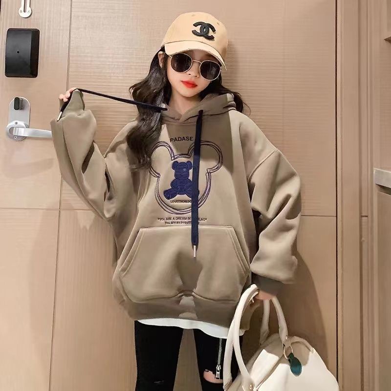 Áo Hoodie Phong Cách Thời Trang Xuân Thu Mới Cho Bé Gái
