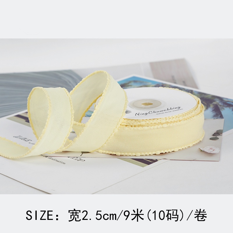 Vải Ruy Băng Màu macaron Thắt Nơ Ruy Băng handmade diy