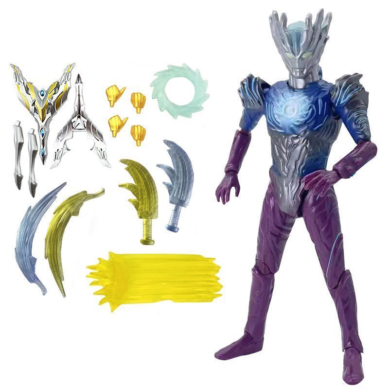 Búp Bê Đồ Chơi Siêu Nhân Dx ultraman Nhiều Khớp Cử Động Cho Bé