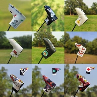 G golf universal flat putter cover từ tính putter head cover vỏ bảo vệ golf club cover straight bar cover phim hoạt hình gt040