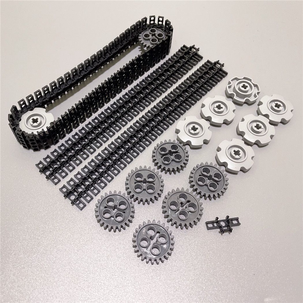 ♕❡✷Tương thích với Lego Lớn Vừa Nhỏ Theo Dõi Bánh Xe Robot Xe Tăng Bộ Phận Công Nghệ ev3 Khối Xây Dự
