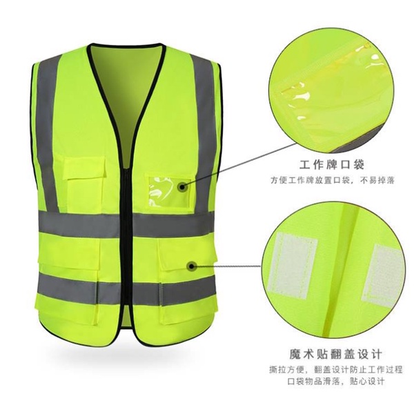 Áo Bảo Hộ Phản Quang An Toàn Khi Xây Dựng