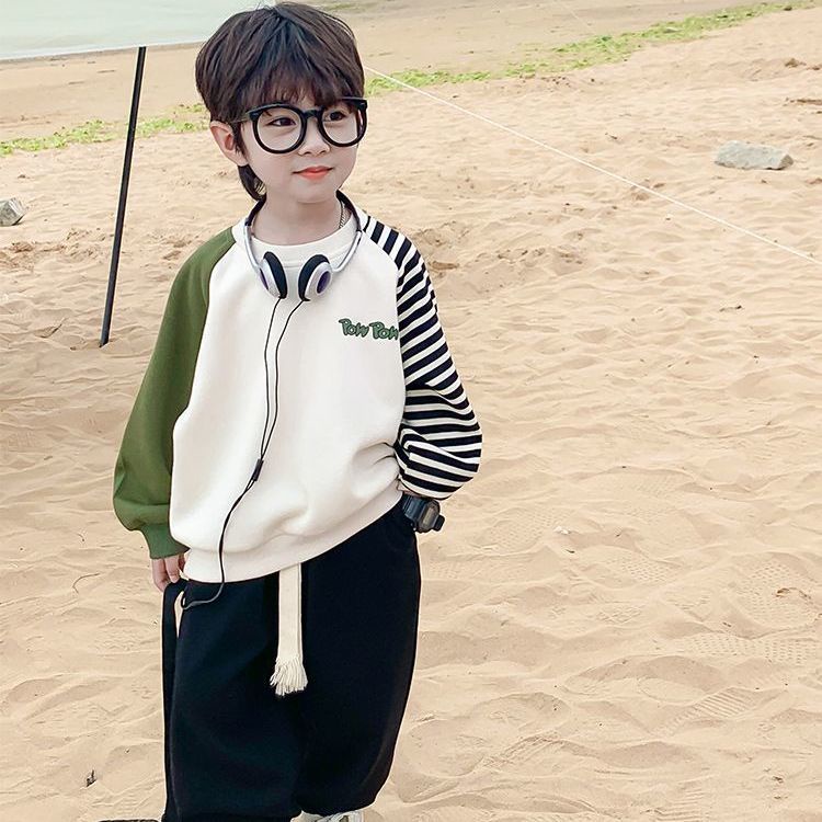 ~ Áo Dài Tay Phong Cách Mới 2023 Hợp Thời Trang Dễ Phối Đồ Cho Bé Trai