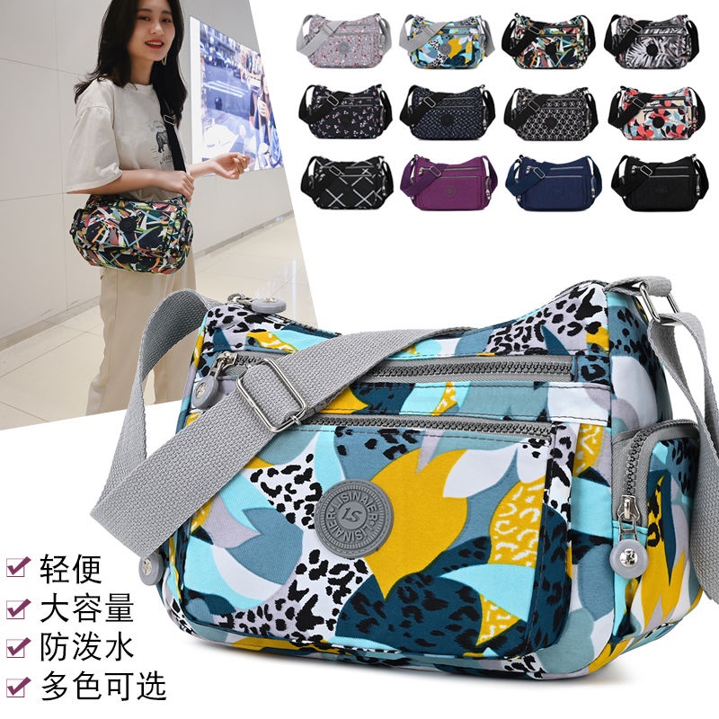 Túi Đeo Chéo Bằng Vải oxford Nhiều Ngăn Thời Trang Dành Cho Nữ