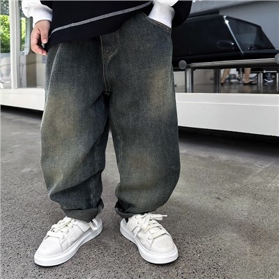 Hàng Mới Về Mới Quần jeans Dài Phong Cách Thời Trang Mới 2023 Cho Bé Trai