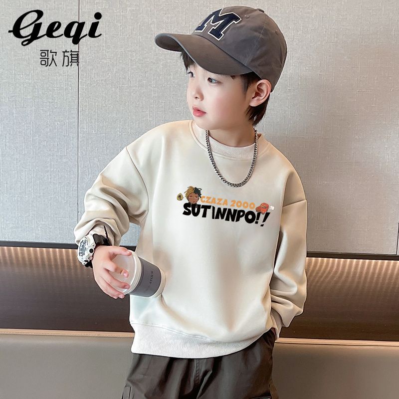 Áo Khoác Lót Lông Cừu Dày Dặn Phong Cách Mới Mùa Thu Đông Cho Bé Trai