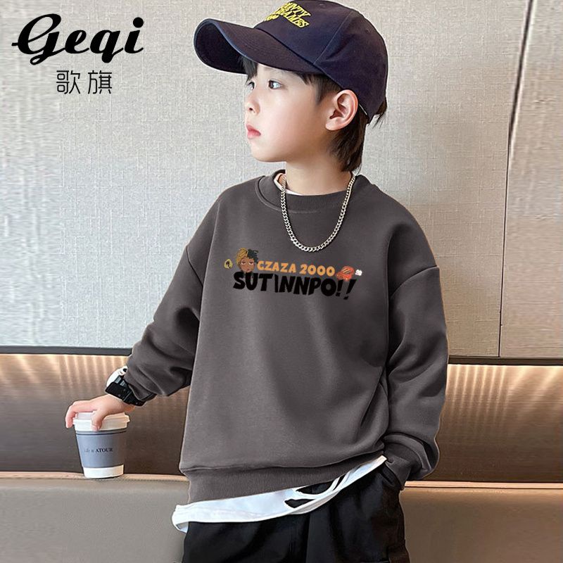 Áo Khoác Lót Lông Cừu Dày Dặn Phong Cách Mới Mùa Thu Đông Cho Bé Trai