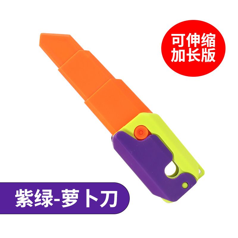 Cà Rốt Đồ Chơi 3d Phiên Bản Nâng Cấp tik tok tok Có Dao Kéo Có Thể Thu Vào