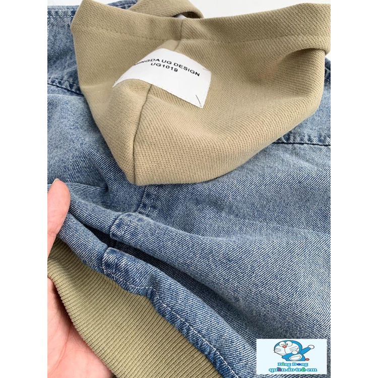 ~ Áo Khoác Có Mũ Trùm Khóa Kéo Phong Cách Mới Mùa Xuân Thu Mát Mẻ Cho Bé Trai