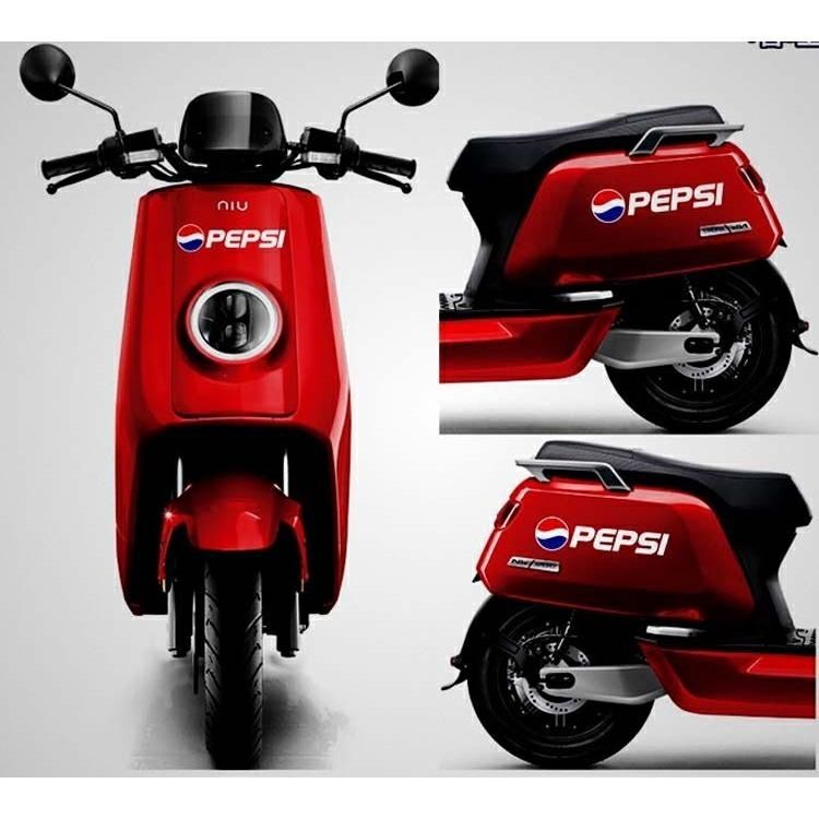 Miếng Dán Trang Trí Thân Xe Hơi Điện n1s Chống Nước Chống Nắng In Hình pepsi pepsi