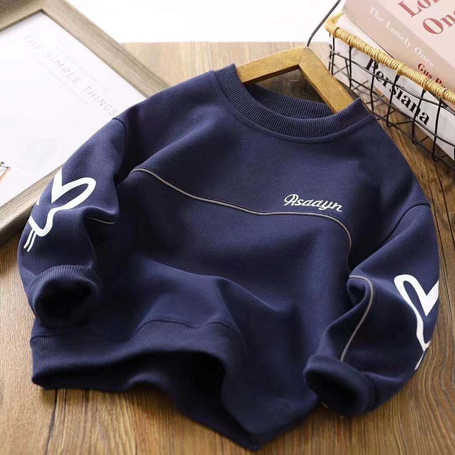 Áo sweatshirt Dáng Rộng Cỡ Vừa Phong Cách Xuân Thu Cho Bé Trai @ -