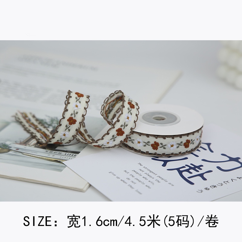 Dây Ruy Băng Ren Ruy Băng Thắt Nơ Thủ Công Phong Cách Mỹ Trang Trí Gói Quà