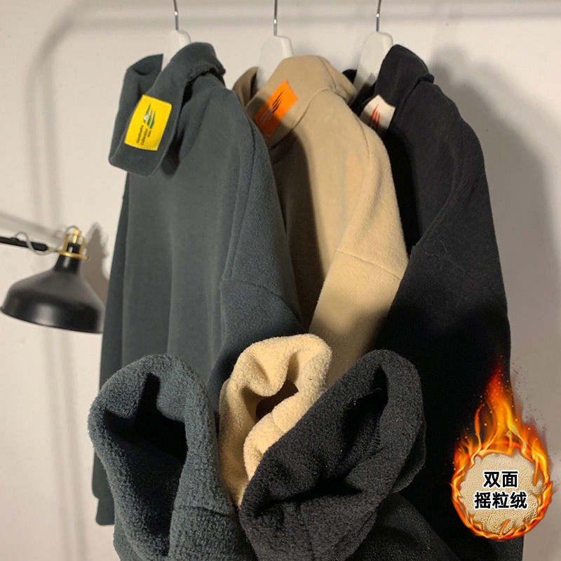 Áo Thun Nam Tay Dài Cổ Cao Phong Cách hong kong Thời Trang Thu Đông Mới