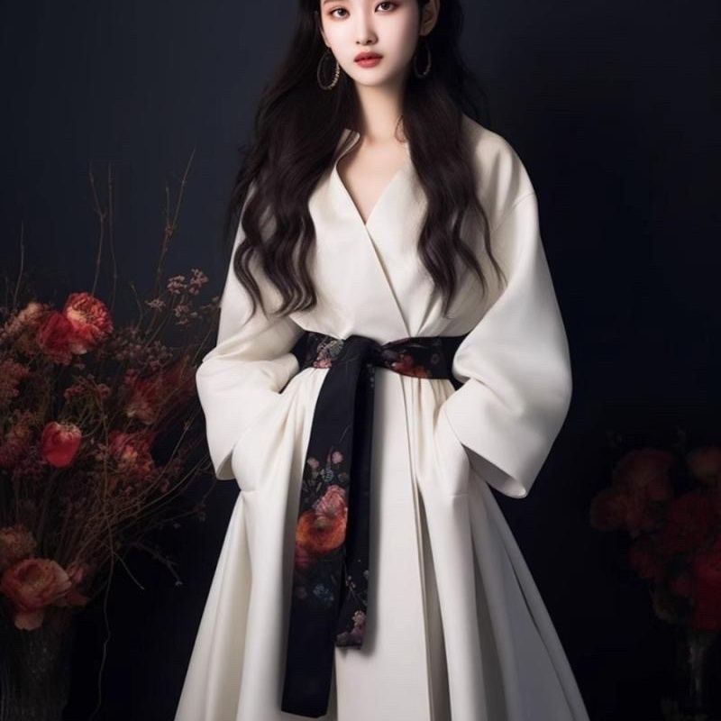 Đầm Trung Hoa Tay Dài Phong Cách Thời Trang Mùa Thu Mới 2023 11.9