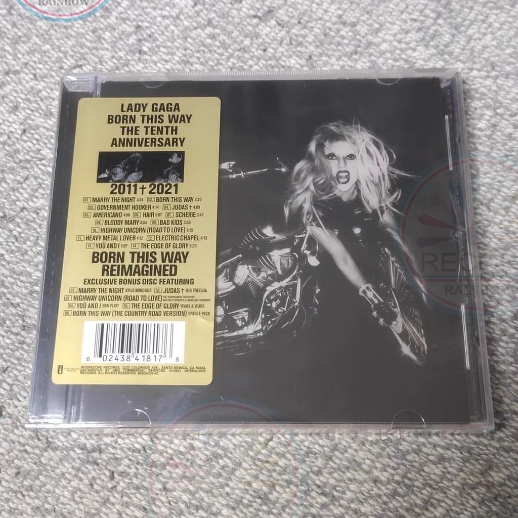 Lady Gaga Born This Way The 10th Anniversary Album Đĩa Cd Kỉ Niệm Lần Thứ 10 2 lady gaga