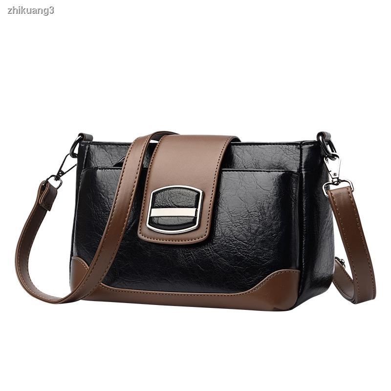 Túi Đeo Vai Bằng Da Thật Phong Cách retro Thời Trang 2023In Dành Cho Nữ Trung Niên