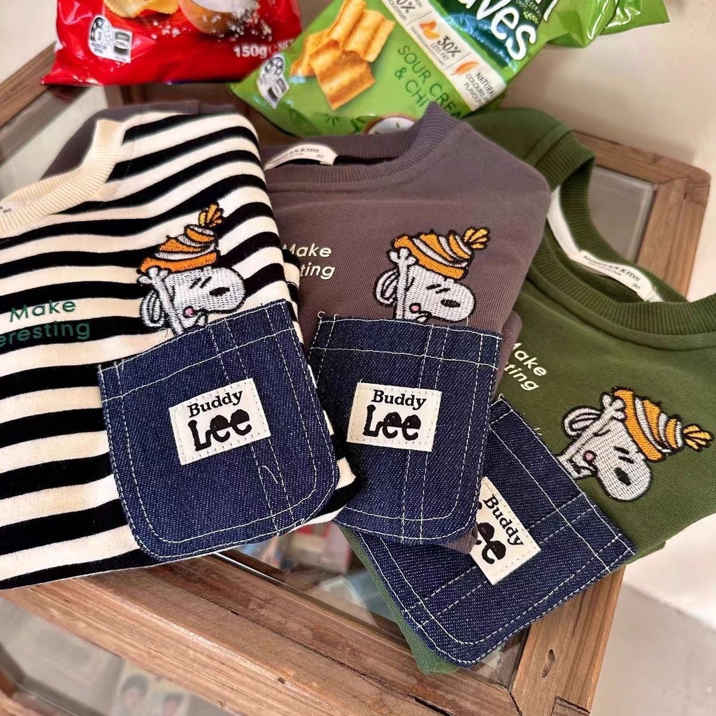 Áo Sweater Tay Dài Phong Cách Hàn Quốc Thời Trang Xuân Thu Cho Bé Trai