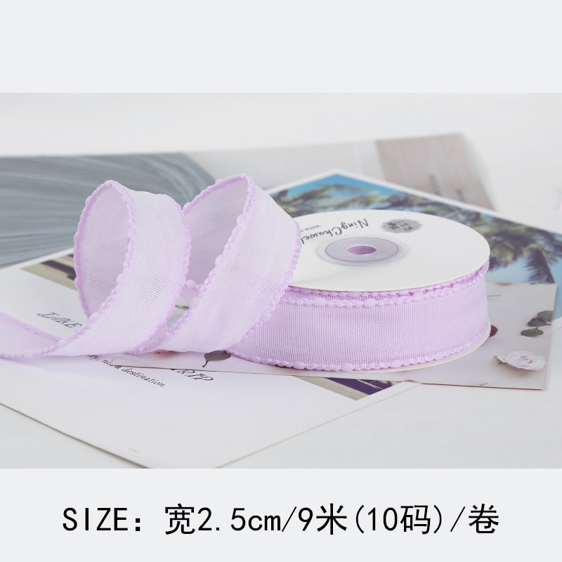 Vải Ruy Băng Màu macaron Thắt Nơ Ruy Băng handmade diy