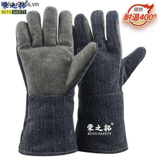 Găng tay cách nhiệt chống bỏng 500 độ chịu nhiệt độ cao 500 độ