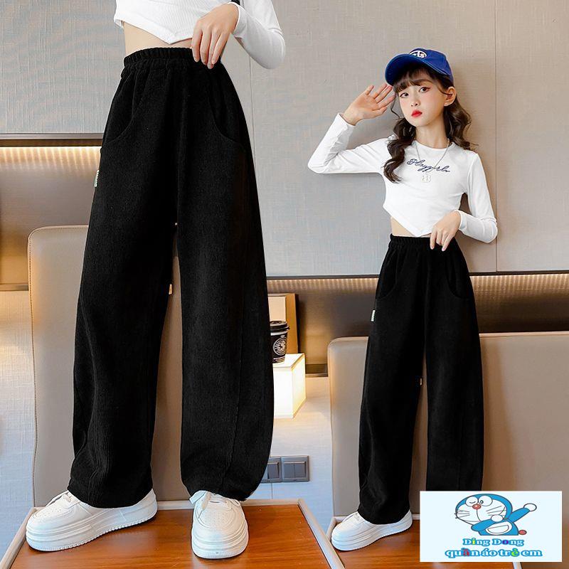 Hàng Mới Về Mới Quần Dài Phong Cách Hàn Quốc Thời Trang Xuân Thu 2023 Cho Bé Gái