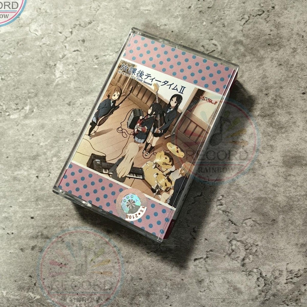 Original Ho-Kago Tea Time Second by K-On teatime Cassette Tape + Lyric Book Collector's Edition