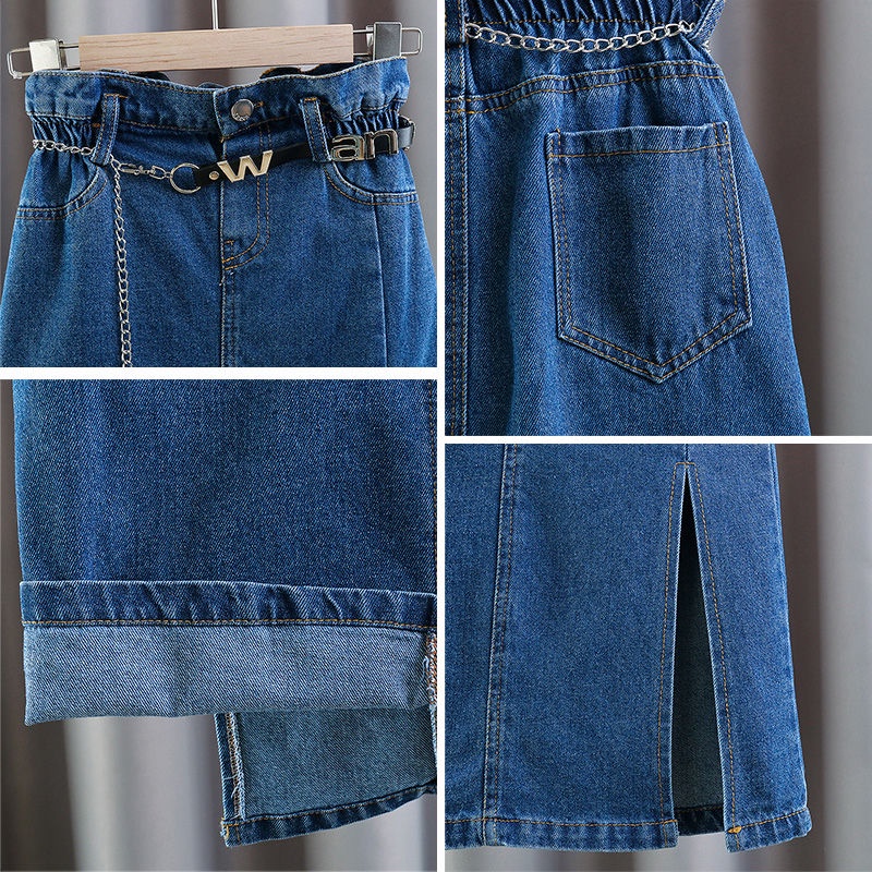 Hàng Mới Về Mới Chân Váy denim Thời Trang 2023 Dành Cho Bé Gái