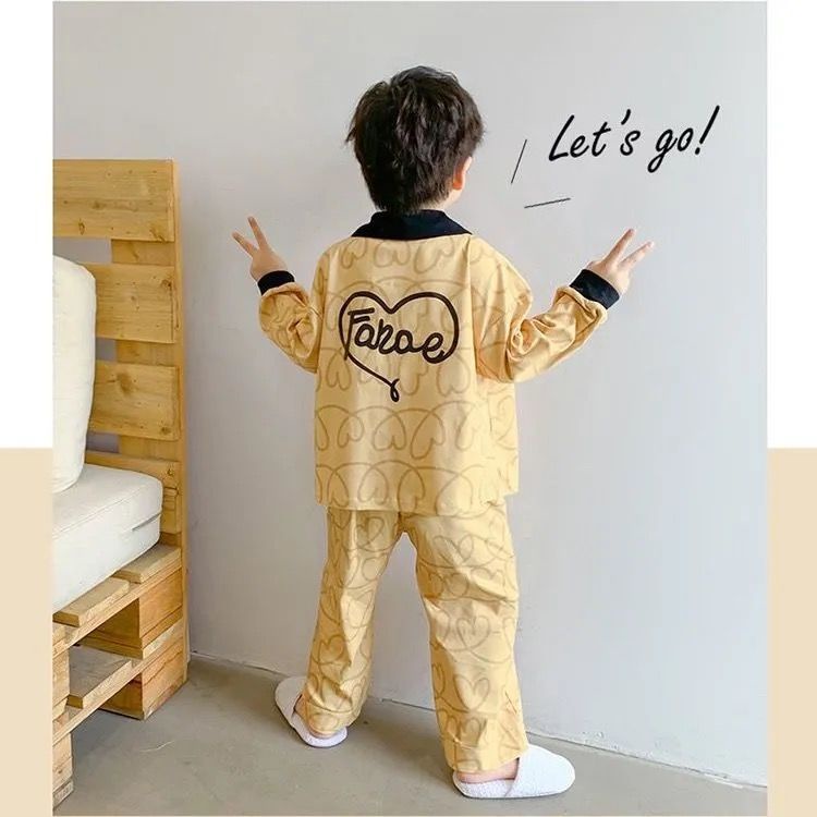 Hàng Mới Về Bộ Đồ Ngủ Tay Dài Thời Trang Xuân Thu Cho Bé Trai