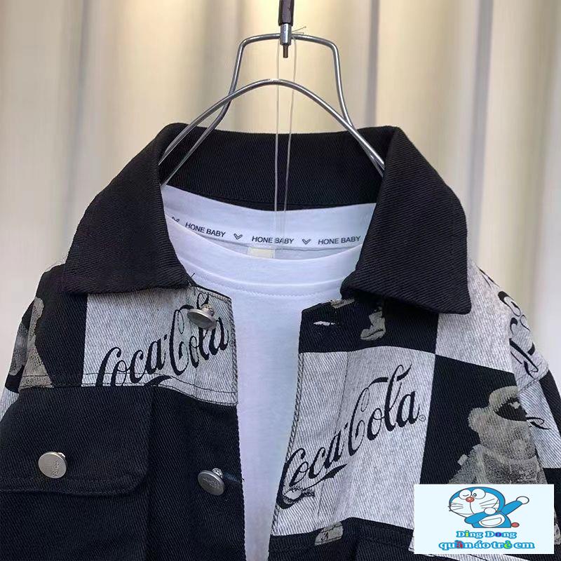 Áo Khoác denim Phong Cách Mới Cho Bé Trai