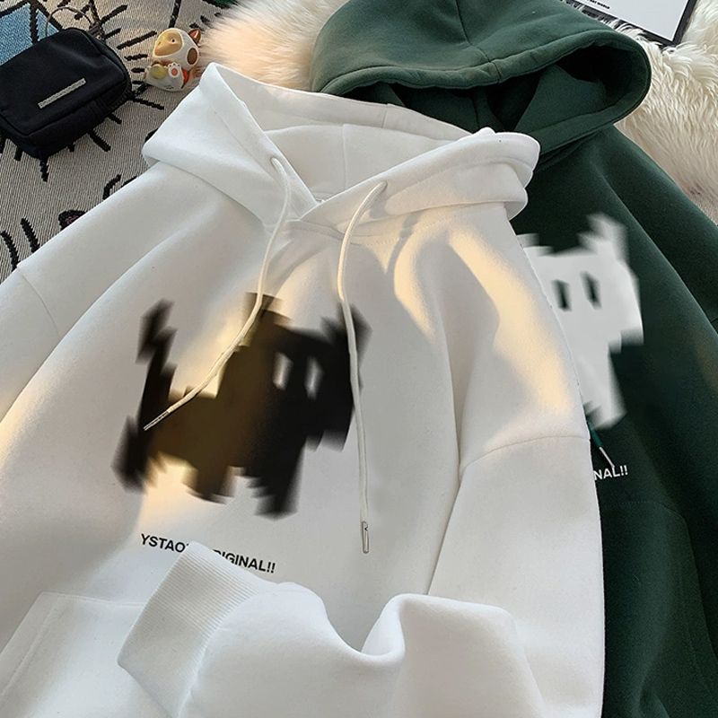 Áo Khoác Có Mũ Trùm Đầu Phong Cách retro Mùa Xuân Thu Mới Cho Nam  Mèo Con Phong Cách Mỹ