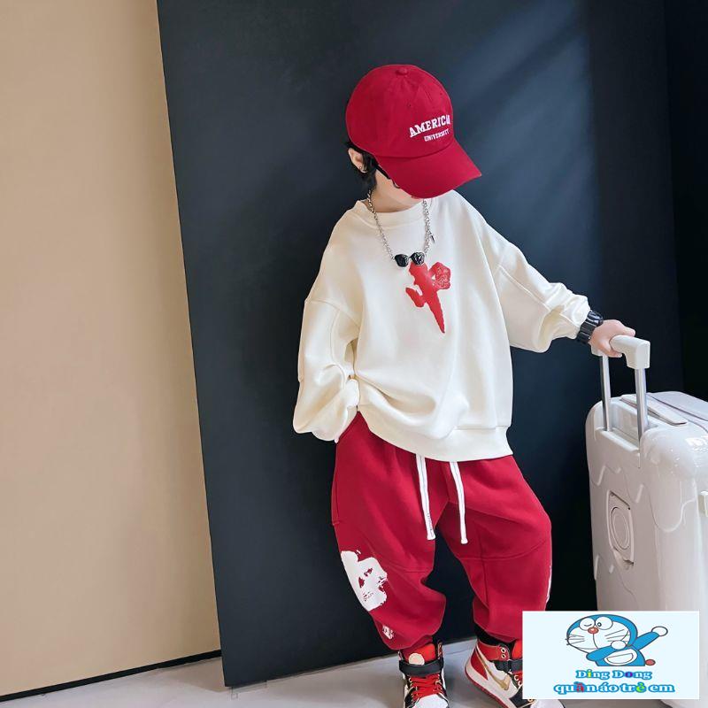 Bộ Đồ Thể Thao Phong Cách Trung Hoa Thời Trang Xuân Thu Mới Cho Bé Trai