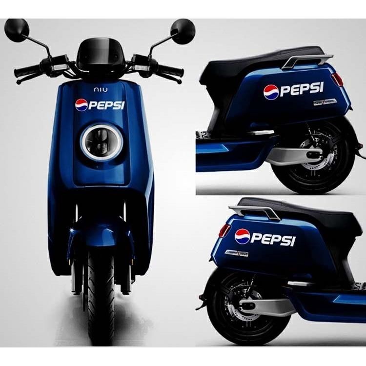Miếng Dán Trang Trí Thân Xe Hơi Điện n1s Chống Nước Chống Nắng In Hình pepsi pepsi