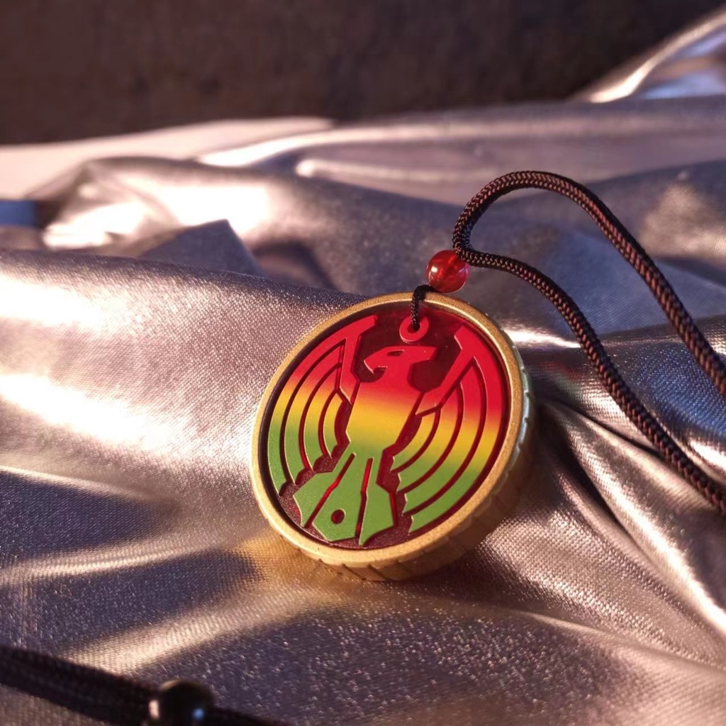 Ete Dây Chuyền Mặt Đồng Xu Vĩnh Cửu Chim Đại Bàng kamen ooo Trong Nhà oz ete Vĩnh Cửu Không Chip