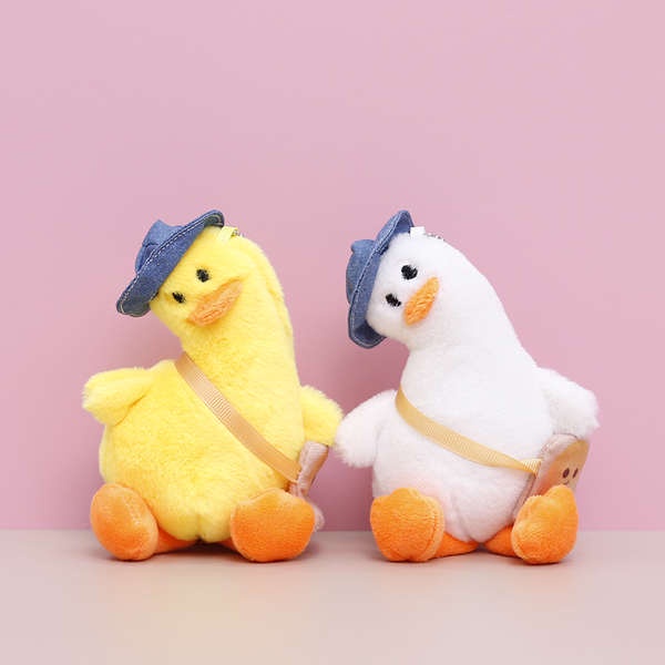 Plus Thú Nhồi Bông Hình Chú Gấu Dễ Thương Trang Trí Balo Đi Học / Đám Cưới