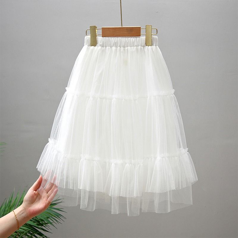 Chân Váy Công Chúa Dáng Phồng Phong Cách Hàn Quốc Cho Bé Gái