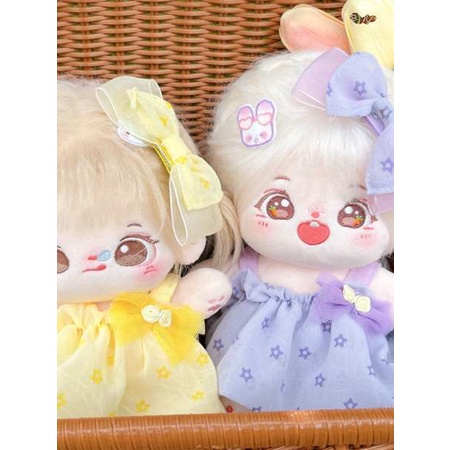 Đầm Búp Bê Vải cotton 20cm Không Gây Kích Ứng Dễ Thương Thay Thế