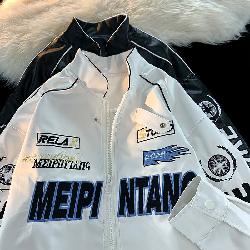 Áo Khoác Bóng Chày cotton Dày Dặn Phong Cách Đường Phố Mỹ Cá Tính Cho Nam