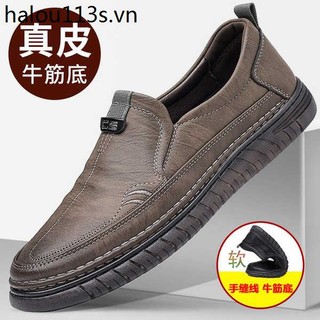 Da giày lười da thời trang lịch lãm cho nam