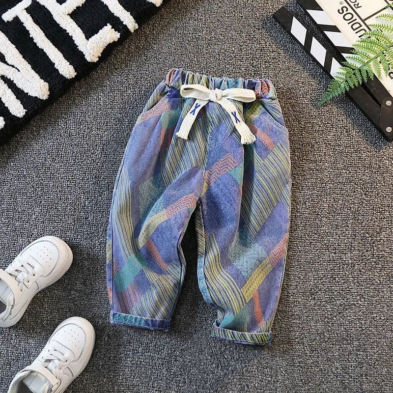 Quần jeans Dài Phong Cách Thu Đông Mới Cho Bé Trai