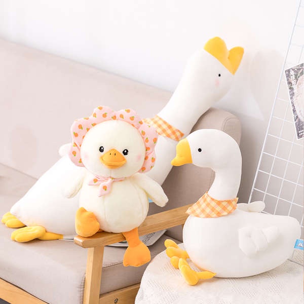 Dễ Thương Thú Nhồi Bông Hình Con Ngỗng Đáng Yêu