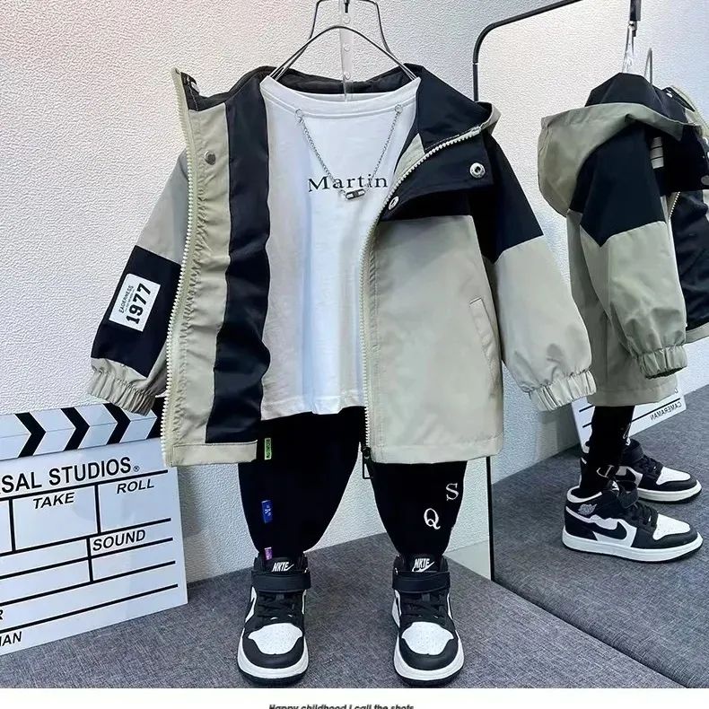 Áo Khoác Phong Cách Hàn Quốc Thời Trang Mới 2023 Cho Bé Trai