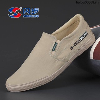  Giày Lười Bằng Vải canvas Thời Trang Mùa Hè 2020 Phong Cách Bắc Kinh Cổ Điển Hàng Mới Dành Cho Bạn Nam 