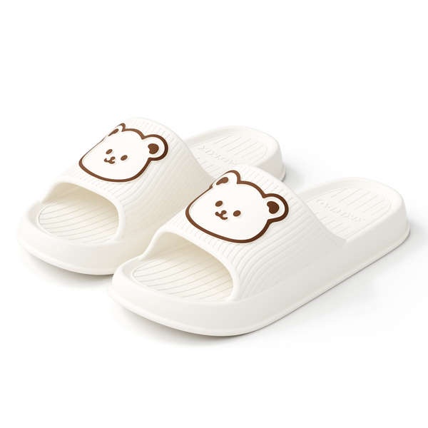 Dép Đi Trong Nhà Bằng eva Chống Trượt Họa Tiết Gấu Hoạt Hình Dễ Thương coup