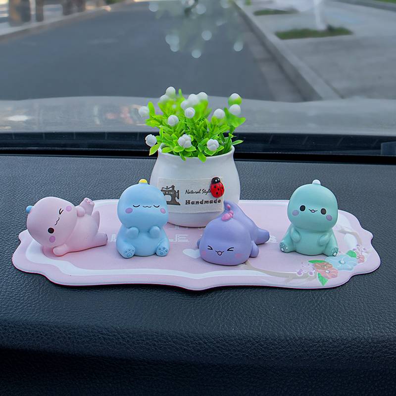 Búp Bê Khủng Long Hoạt Hình Sáng Tạo Trang Trí Xe Hơi