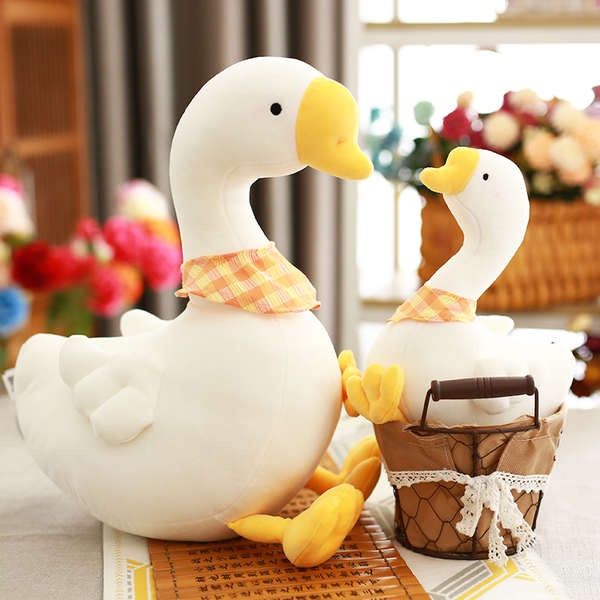 Dễ Thương Thú Nhồi Bông Hình Con Ngỗng Đáng Yêu