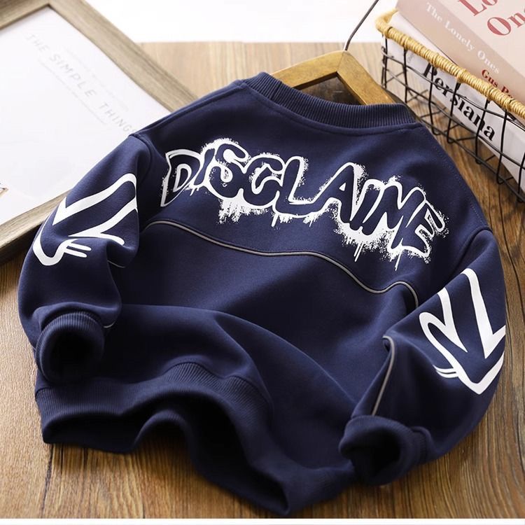 Áo sweatshirt Dáng Rộng Cỡ Vừa Phong Cách Xuân Thu Cho Bé Trai @ -