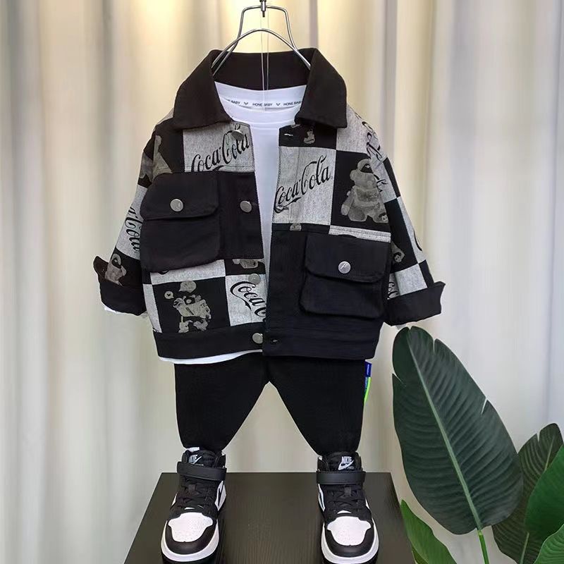 Áo Khoác denim Phong Cách Mới 2023 Cho Bé Trai