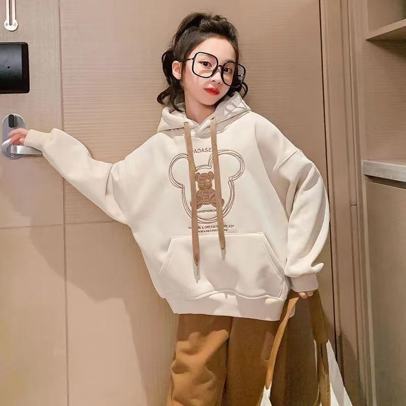 Áo Hoodie Phong Cách Thời Trang Xuân Thu Mới Cho Bé Gái